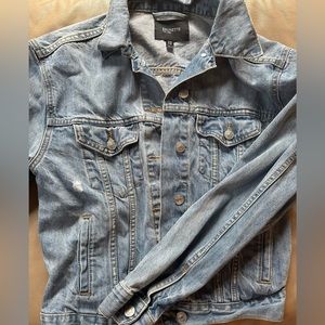 Womens brunette the label jean jacket